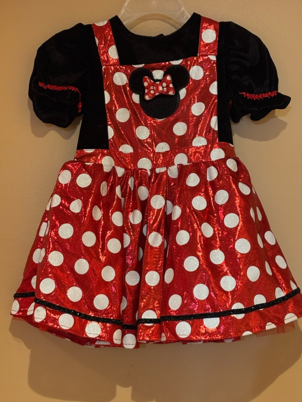 Minnie Mouse Red Polka Donuts Dot Dress Costume